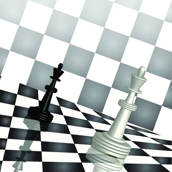 国际象棋彩色矢量插图 — 图库矢量图片