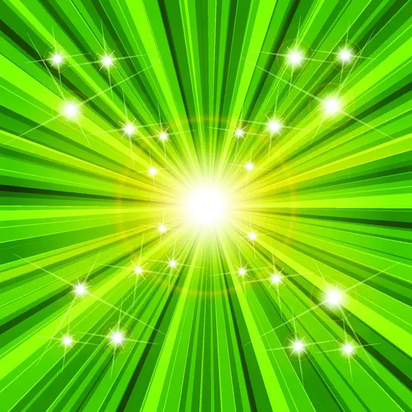 緑のテクスチャ カラフルなベクトルイラスト — ストックベクタ