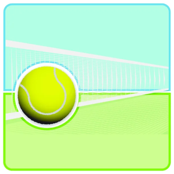 Tennis Sfondo Vettoriale Illustrazione — Vettoriale Stock