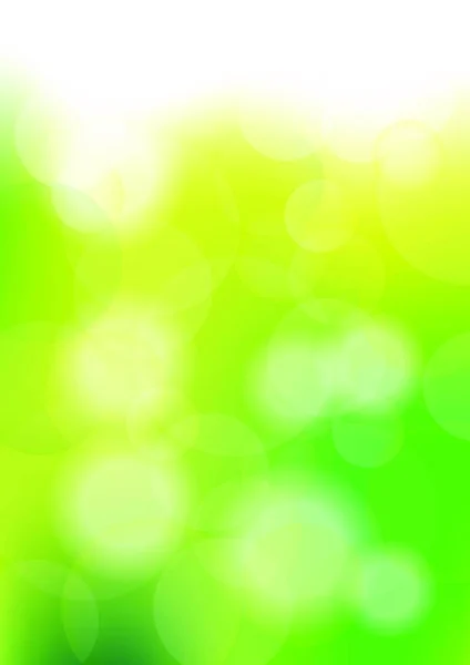 Grüne Abstrakte Hintergrund Mit Bokeh Effekt Copy Space Banner Cover — Stockvektor