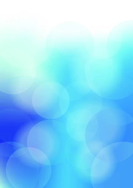 Fondo Abstracto Azul Con Efecto Bokeh Cubierta Banner Espacio Copia — Vector de stock
