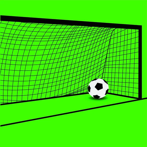 Soccer Graphic Vector Illustration — Stok Vektör