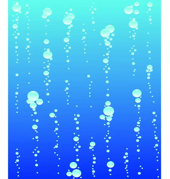 Burbuja Agua Ilustración Vectorial Gráfica — Vector de stock