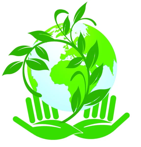 Illustration Vectorielle Label Écologique — Image vectorielle