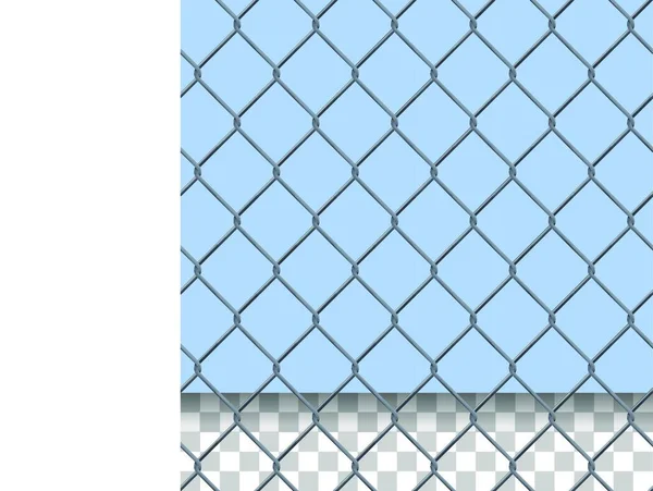 Security Fence Pattern Graphic Vector Illustration — Stock Vector
