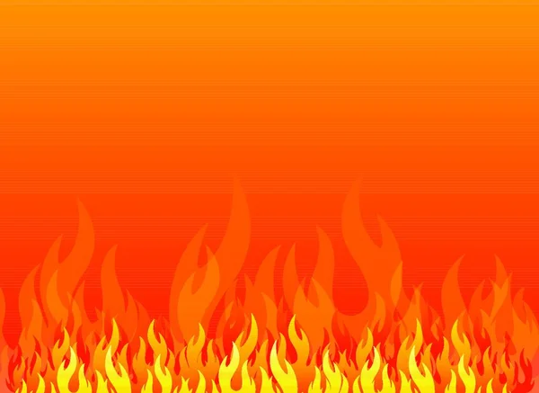 Feuer Hintergrund Vektor Illustration — Stockvektor