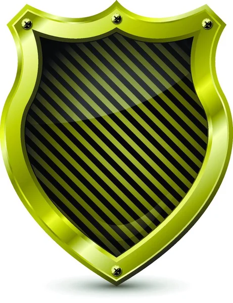 Shield Web Icon Vector Illustration — Stock Vector