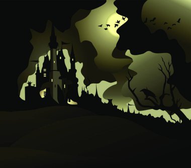 kale, grafik vektör arkaplanı 