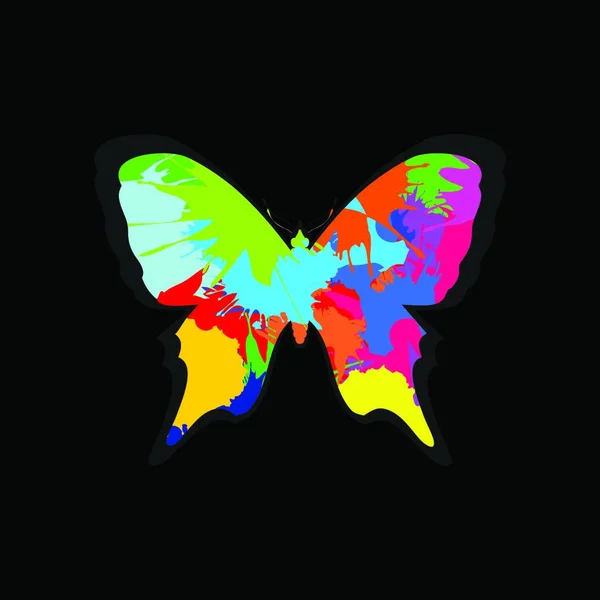 Метелик Крилами Ілюстрація Творчого Мистецтва — стоковий вектор