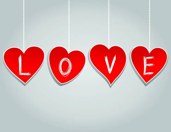 Amour Fond Vectoriel Graphique — Image vectorielle