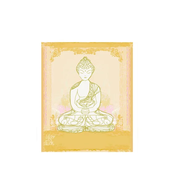 Motif Bouddhisme Artistique Traditionnel Chinois Fond Vectoriel Graphique — Image vectorielle