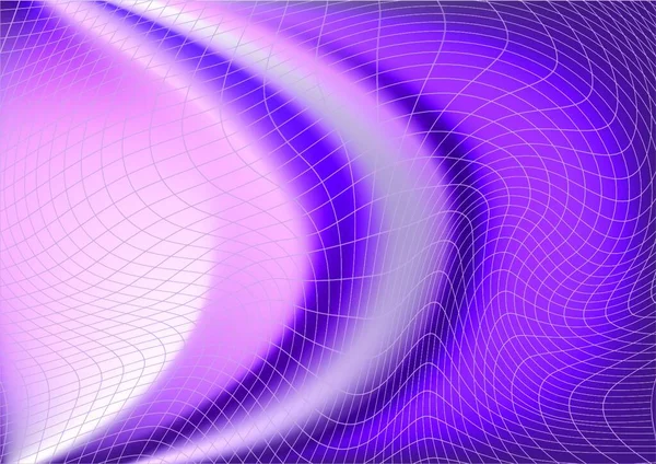 グリッド グラフィックベクトルの背景を持つ紫色の背景 — ストックベクタ