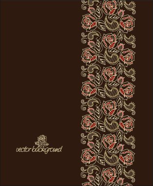 botanik çiçekleri, kopyalama alanı için arkaplan kartı