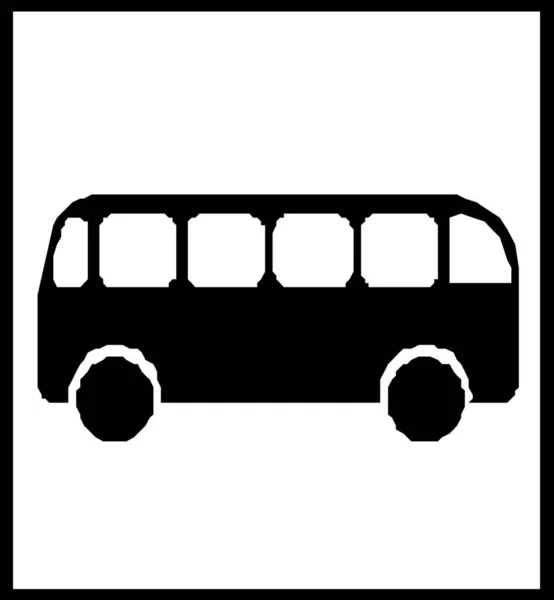 Bus Grafische Vectorachtergrond — Stockvector