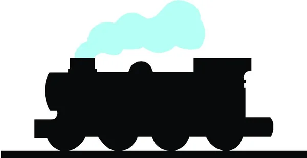 老式火车 图形矢量背景 — 图库矢量图片