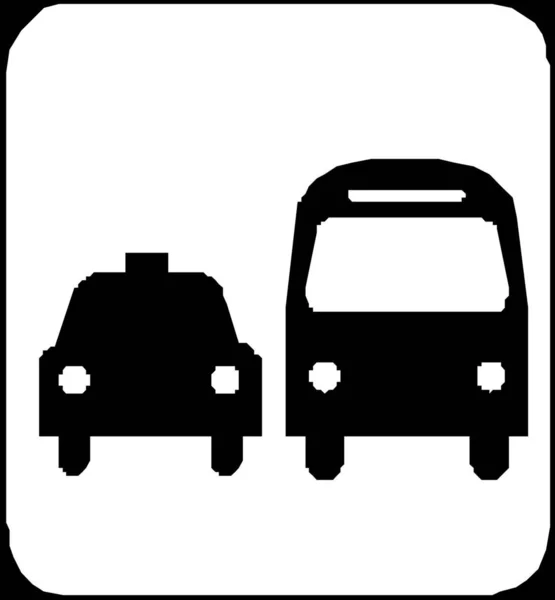 Public Transport Graphic Vector Background — Stock Vector
