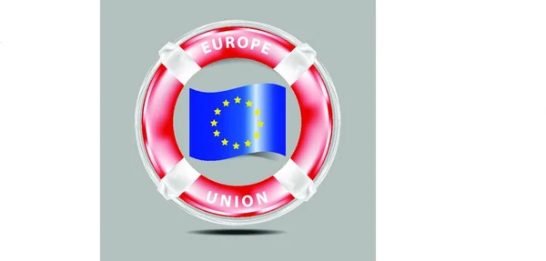 Salvar Europa União Fundo Vetorial Gráfico —  Vetores de Stock