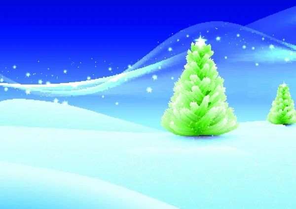 Illustration Vectorielle Veille Noël — Image vectorielle