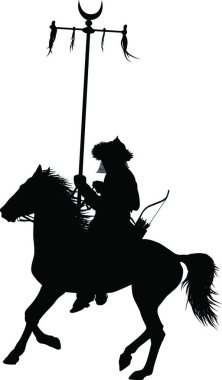 Süvari, grafik vektör çizimi   