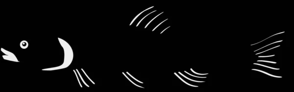 Silhouette Chub Illustration Vectorielle Graphique — Image vectorielle