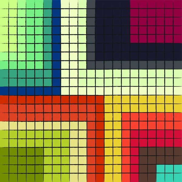 Illustration Vectorielle Colorée Quatre Saisons — Image vectorielle