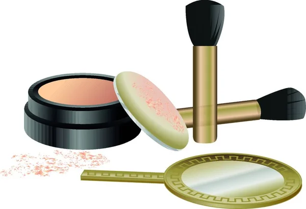 Cosmetics Set Vector Illustration — Stock Vector