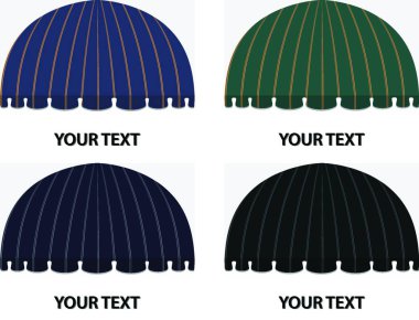 Tente grafik vektör illüstrasyonu 