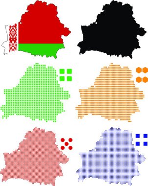 Belarus simge vektör illüstrasyonu