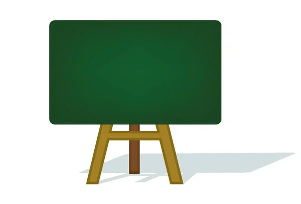 Empty Chalkboard Graphic Vector Illustration — Stock Vector