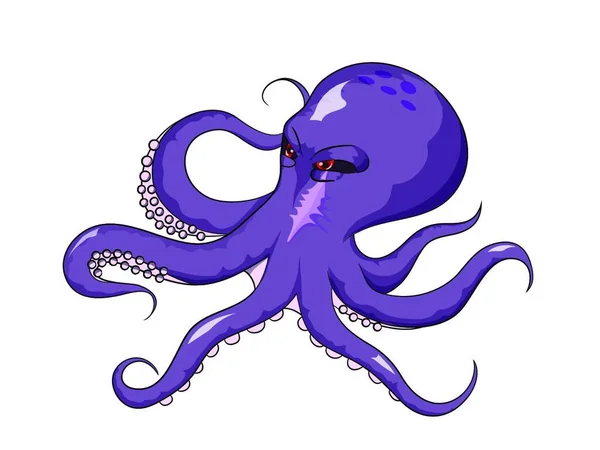 Octopus Graphic Vector Illustration — Stock Vector
