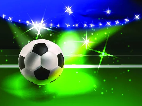 Spectacle Football Illustration Vectorielle Graphique — Image vectorielle
