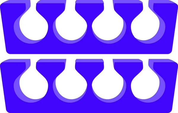 Illustration Vectorielle Set Toe Separators — Image vectorielle