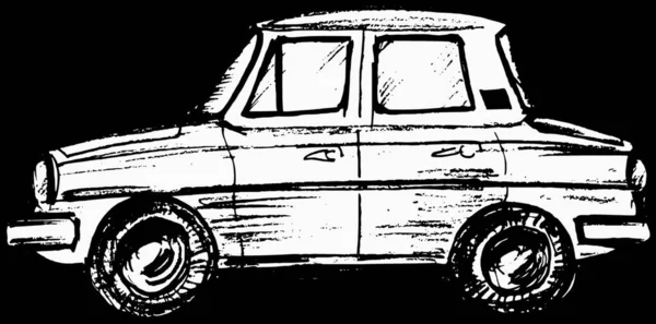 Модель Автомобіля Векторна Ілюстрація — стоковий вектор
