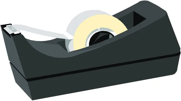 Ilustrasi Vektor Tape Dispenser Perekat - Stok Vektor