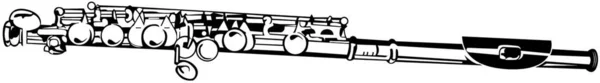 Konsert Flöjt Modern Vektor Illustration — Stock vektor