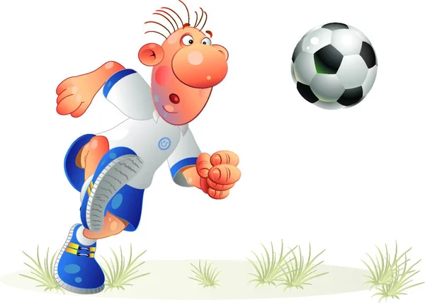 Football Modern Vector Illustration — Stock Vector