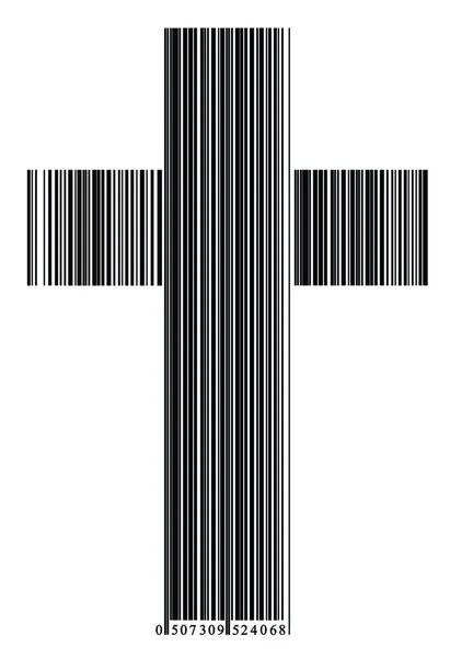 Штрих Код Хресті — стоковий вектор