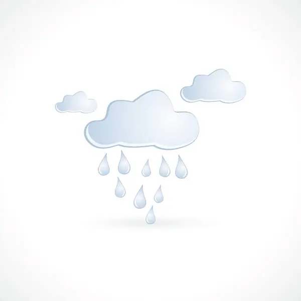 Icône Web Cloud Illustration Vectorielle — Image vectorielle