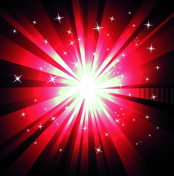 Explosion Lumières Colorées — Image vectorielle