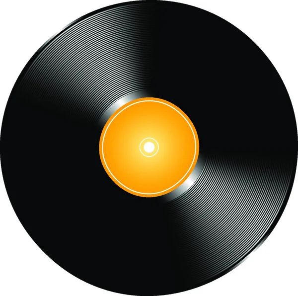 Vinyl Kleurrijke Vector Illustratie — Stockvector