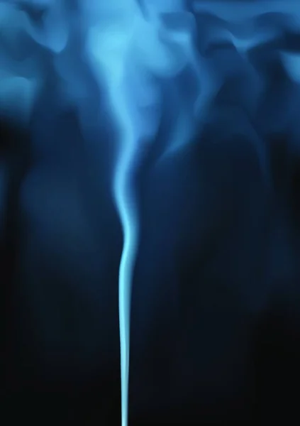 青い煙 カラフルなベクトルイラスト — ストックベクタ