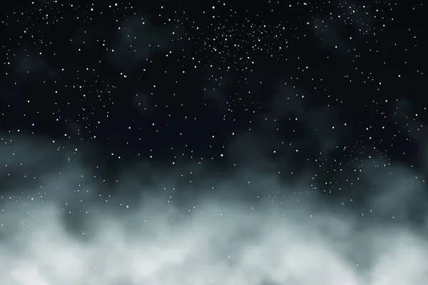 Ілюстрація Нічних Хмар — стоковий вектор