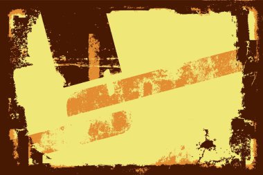 Sıkıntılı grungy çerçeve çizimi