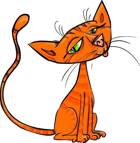 ภาพของแมวส แดง — ภาพเวกเตอร์สต็อก