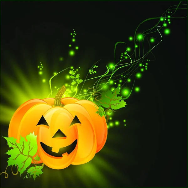 holiday Halloween pumpkin vector illustration