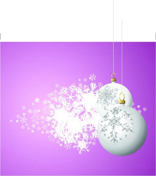 Beautiful Christmas Holiday Background Vector Illustration — Stock Vector
