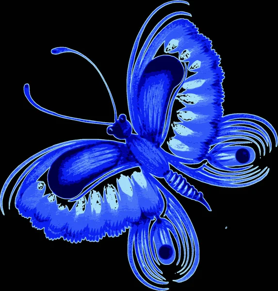蝶のイラスト — ストックベクタ