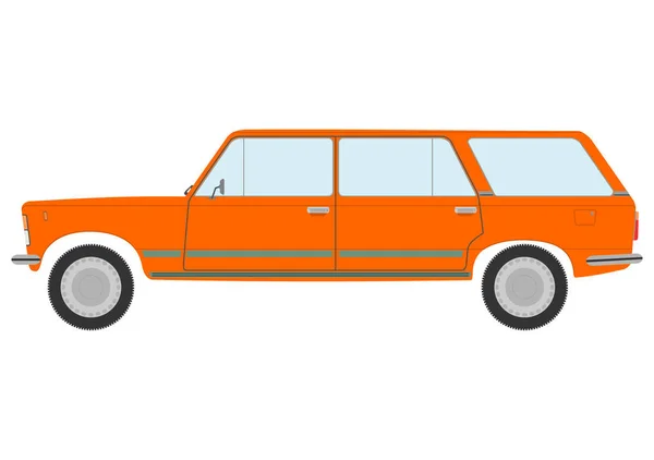 Illustration Estate Car — Stock Vector
