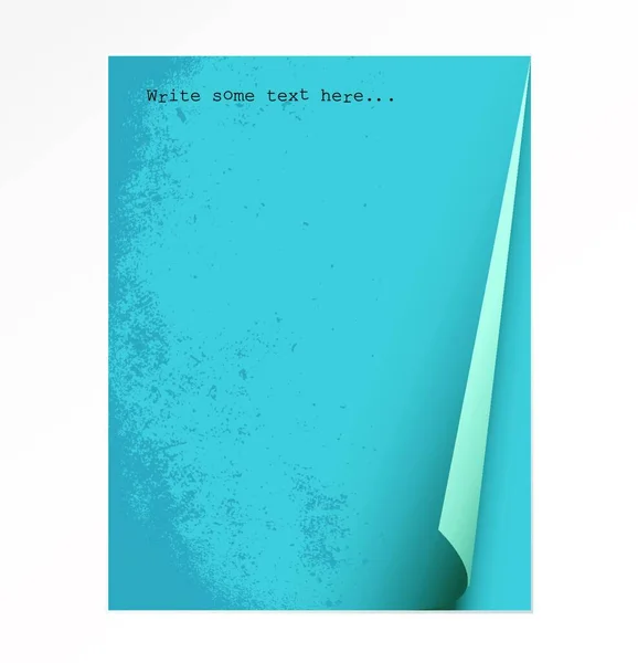 Abbildung Des Blauen Papiers — Stockvektor