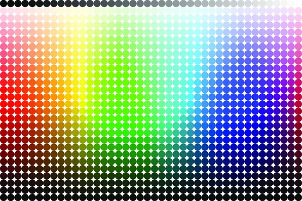 Illustration Color Palette Spectrum — Stock Vector